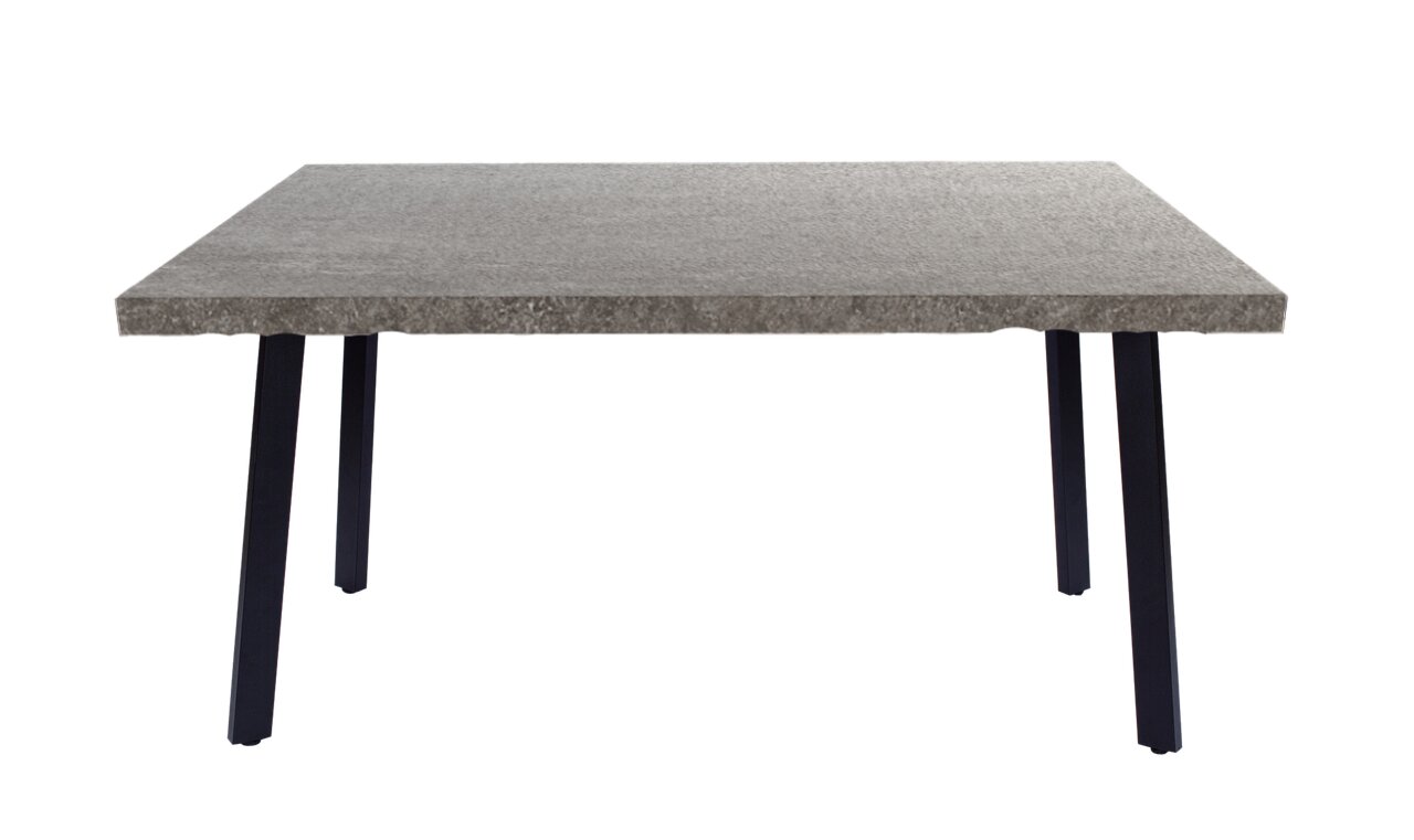 Стол Фостер М 1200*800*750 Ноги КС-60 /черный металл (комплект) (Солино темный 3808)