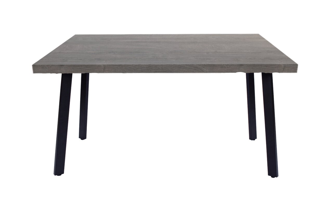 Стол Фостер М 1200*800*750 Ноги КС-60 /черный металл (комплект) (Дуб Рошелье 6292)