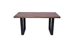 Стол Бостон 1600*800 мм Мореный дуб/Ноги трапеция